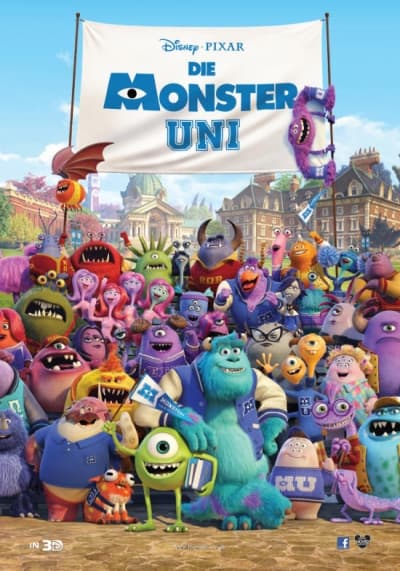 Filmplakat Die Monster Uni