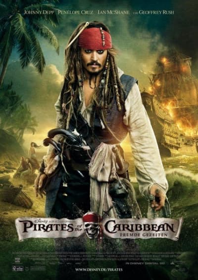 Filmplakat Pirates of the Caribbean: On Stranger Tides