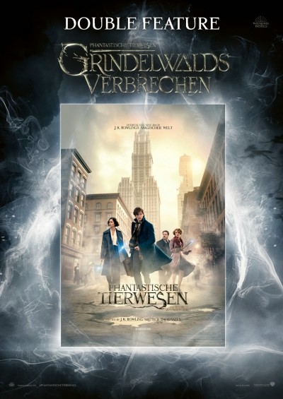 Filmplakat Double Feature: Phantastische Tierwesen 1+ 2