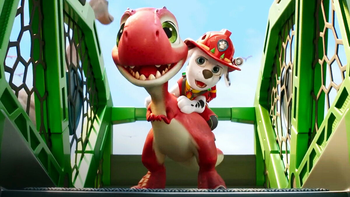 Szene aus PAW Patrol: Der Dino Film
